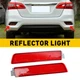 2PCS Rear Bumper For Reflector Lights Nissan Sentra Murano Infiniti Quest FX35
