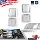 Clear Front Left and Right Lower Side Marker Set For 1995-2000 Chevrolet Tahoe