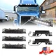 5PCS Smoked Lens White LED Cab Roof Marker Lights For 2003-up Volvo VN/VNL Truck