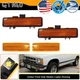 Front Corner+Bumper Signal Lights Parking Light FOR 83-94 Chevy Blazer&82-93 S10