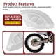 Rear Disc Brake Guard Cover 43330-KS6-700 For Honda CR125R 1987 1988 1989 - 2001