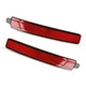 Left Right Rear Bumper Reflector Lamp For GMC Acadia Traverse Cadillac SRX 2PCS