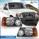 For 2001-2011 Ford Ranger Black Left & Right Headlights & Amber Signal Light Set For 2001-2011 Ford Ranger Black Left & Right Headlights & Amber Signal Light Set