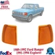Corner Light Left & Right Side For 1989-1992 Ford Ranger 1991-1994 Explorer Set