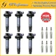 Quality Ignition Coil & NGK Spark Plug 6PCS for Edge Explorer Flex/ MKT MKX V6