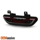 For 15-19 Ford Mustang Red Tube Black Smoked 3rd Brake LED Parking Reverse Light