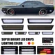 4PCS LED Side Marker Light Front Rear Bumper Lamp For 2008-2014 Dodge Challenger 4PCS LED Side Marker Light Front Rear Bumper Lamp For 2008-2014 Dodge Challenger