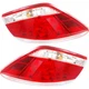 For 2012 2013 2014 Nissan Murano Tail Light Driver and Passenger Pair LED DOT