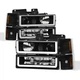 Topline For 94-00 Chevy C10 C/K LED Strip Projector Headlights+Corner+Bumper Blk