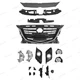 For Mazda 3 2014-2016 21PC Chrome Grille with Fog Lights & Daytime Running Bezel