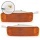 Fits Toyota Mighty-X Cab 1989 '95 Amber Bumper Parking Signal Light 3 Wires