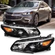 Headlight Headlamp For 2016 2017 2018 Chevy Chevrolet Malibu Halogen LH RH Pair