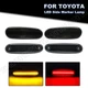 4PC Smoked LED Front+Rear Side Marker Light Lamp For 93-98 Toyota Supra MK4 A80