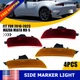 4X Amber Red Rear Bumper Side Marker Light For Mazda MX-5 2016-2023 NA1J-51-5E0B