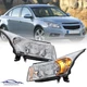 2PCS Chrome Front Headlights lamps For 2011-2015 Chevy Cruze Sedan 4-Door