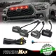 For 2020-2022 Toyota Tacoma Front Hood Grille Red LED Lights Assy w/Wire Harness