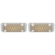 LED Parking Light Assembly Pair w/ Clear Lens Chevy C10 1971-1972