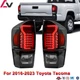 For 2016-2023 Toyota Tacoma Pair Tail Lights Brake Lamps Clear Lens Turn Signal