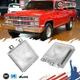 L&R Clear Turn Signal Corner Side Marker Light Lamp For Chevy GMC Pickup Truck
