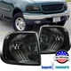 Fits 1997-2003 Ford F150 Expedition Corner Lamps Turn Signal Lights Smoke Pair