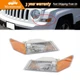 Pair Set Parking Light Turn Signal Directional Lamp Front For 07-17 Patriot Jeep
