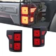Pair LED Taillights Smoked For 2015-2019 Ford F-150 Pickup Rear Lamps Assembly