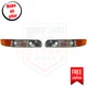 Parking Light Set of 2 Right Left for 1999-2002 Chevrolet Silverado 1500 & 2500