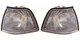 For BMW 3 Series E36 1991-1998 4 door Sedan EURO Corner Lights DEPO Clear PAIR