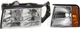 DEVILLE 97-99 HEAD LAMP LH with Bulb 2-pc Kit Corner Light