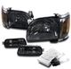 FOR 01-04 TOYOTA TACOMA PICKUP SMOKE HEADLIGHT W/CORNER SIGNAL+BUMPER+6000K HID FOR 01-04 TOYOTA TACOMA PICKUP SMOKE HEADLIGHT W/CORNER SIGNAL+BUMPER+6000K HID