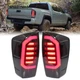 Black Smoke Pair LED Tail Lights For 2016 2017 18-2023 Toyota Tacoma Brake Lamps