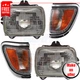 Corner Lights and Headlights kit of 4 pc for 95-97 Toyota Tacoma Base, DLX, SR5