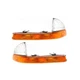 For Dodge Dakota 98-04 Park Lights Driver and Passenger Side Pair Lens/Housing
