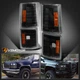 Fits 94-98 GMC Yukon Sierra C/K C10 Black Turn Signal Corner Lights Lamps 4PC