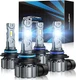 Marsauto 9005/HB3 & 9006/HB4 LED Light Bulbs 4-Pack 180W 48000LM 6000K White M1S