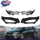 Front Bumper Fog Lights Bezels Set w/bulb Fit For 2011 2012 2013 Kia Optima Pair