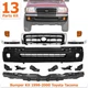 Front Bumper Textured & Grille Assembly Chrome Kit For 1998-2000 Toyota Tacoma