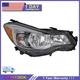 Passenger Headlight w/Bulbs For 2013&ndash;2016 Subaru XV Crosstrek 2012-2015 Impreza 