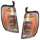 Pair Corner Lights 98-01 Nissan Xterra SE Frontier Base KA24DE 261207Z425