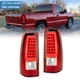 RED LED Tail Lights Fits 2003-2006 Chevy Silverado GMC Sierra 1500 2500HD 3500