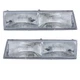 For 92 93 94 Grand Marquis Headlight Headlamp Front Head Light w/Bulb PAIR SET