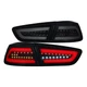 Black Smoke Fits 2008-2017 Mitsubishi Lancer 08-15 Evo X Led Tail Lights Lamps