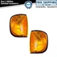 Corner Marker Light Set Driver & Passenger Side Fits 01-03 Ford