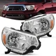 For 2012 2013 2014 2015 Toyota Tacoma Pickup Chrome Headlights Headlamps Pair