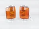 Fit For Toyota Hilux Pickup 4Runner 1984-86 Chrome Corner Light Lamp Indicator