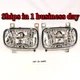 Crystal Clear Inner Chrome Headlight Head Light Lamp SET For MAZDA RX-7 RX7 FD3S