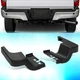 For 2017-2022 Ford F250 F350 Super Duty Black Rear Bumper Step Pad End Caps Pair