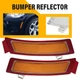 Front Driver Passenger Bumper Cover Yellow Reflectors For BMW E70 X5 LCI 2011-13