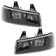 Headlight Set For 2003-2021 Chevy Express 2500 Express 3500 Left Right With Bulb