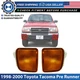 Left & Right Turn Signal Light Plastic Lens For 98-2000 Toyota Tacoma Pre Runner